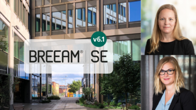 Se inspelningen av vårt lanseringswebbinarium om BREEAM-SE v6.1